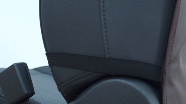 Накидка на спинку сиденья автомобиля из искусственной кожи. Цвет: коричневый. Промо-ролик. смотреть онлайн