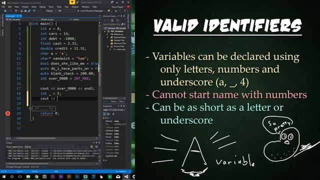 Let's Learn C++ ~ Basics: 2 of 14 ~ Variables & Data Types смотреть онлайн