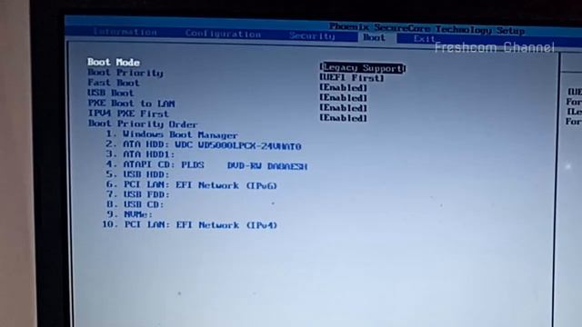 Boot Menu display - Windows Boot Manager | Lenovo Ideapad 320, 330 смотреть онлайн