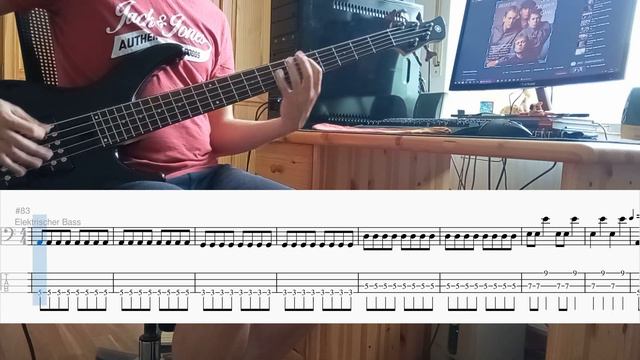 Skandal Im Sperrbezirk - Spider Murphy Gang (4 String Bass Cover With Tab)