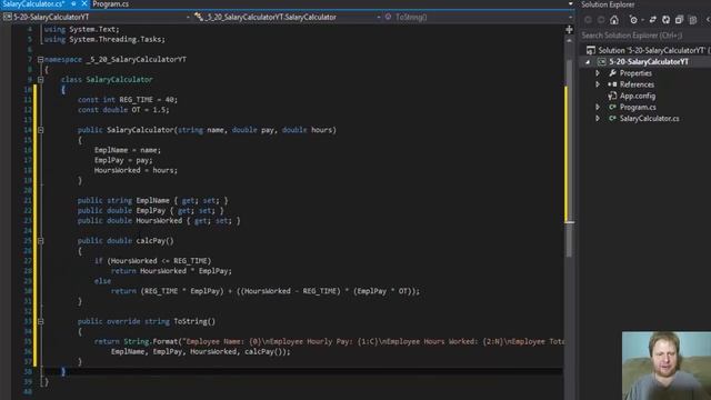 5-20 C# Salary Calculator using Array of Objects смотреть онлайн