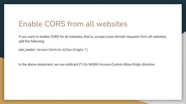 How to Enable CORS in NGINX смотреть онлайн