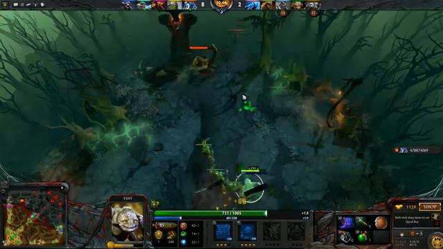 Dota 2 - "Tiny Cumming!" смотреть онлайн