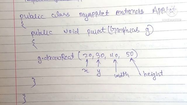 draw rectangle on applet viewer |lec-17| how to draw rectangle on applet viewer смотреть онлайн