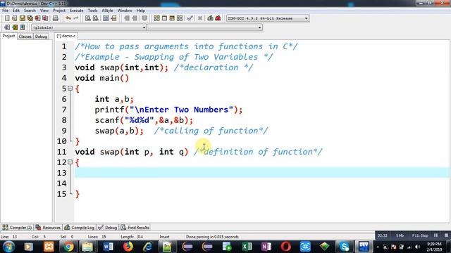 01 Function in C | How to pass arguments in functions in c programming by Sanjay Gupta смотреть онлайн