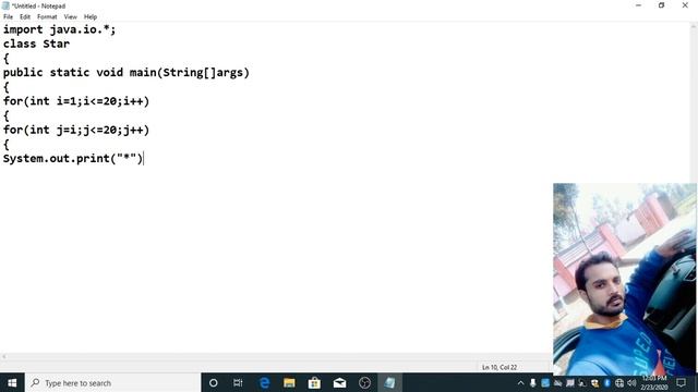 very simple java programs #07 "Star pattern print in java" смотреть онлайн