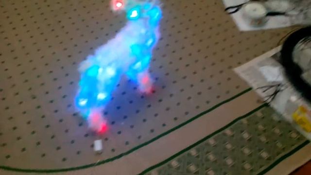 Новогодний олень из проволоки с подсветкой смотреть онлайн