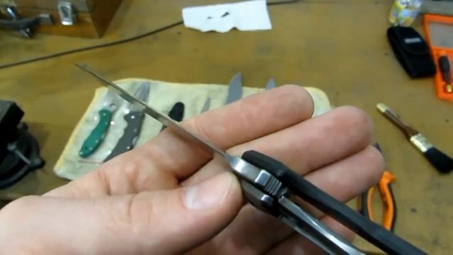 Несколько ножей на заточку и доводку