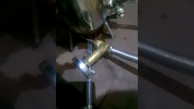 Установка Газа Брауна+маленький медный змеевик в теплообменнике+фанкоил( тепловентилятор) смотреть онлайн