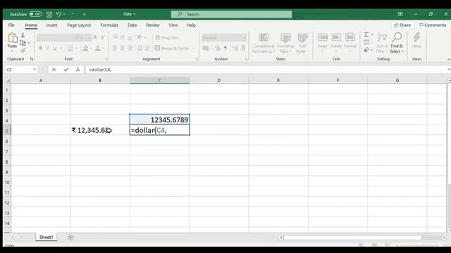 How to use Dollar Function in Microsoft Excel | Learn in 5 Minutes смотреть онлайн