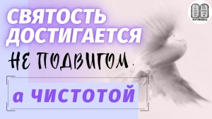 Святость достигается не подвигом а чистотой. Максим Каскун