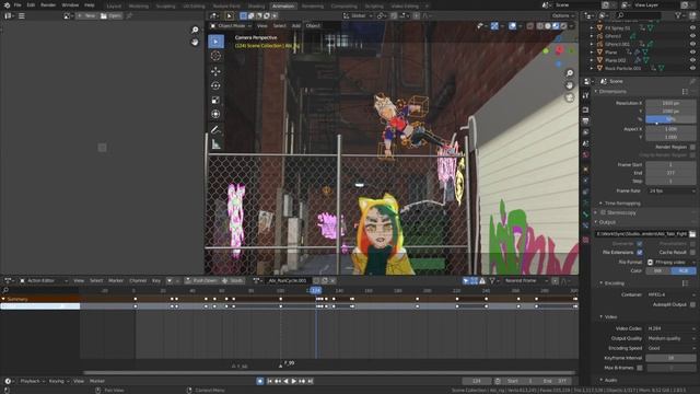 Playblast and Render with Blender Animation Software смотреть онлайн