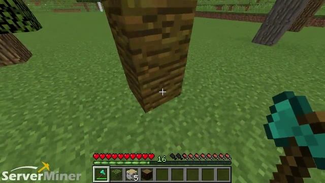 How To Cut Trees Instantly In Minecraft With QwickTree Plugin