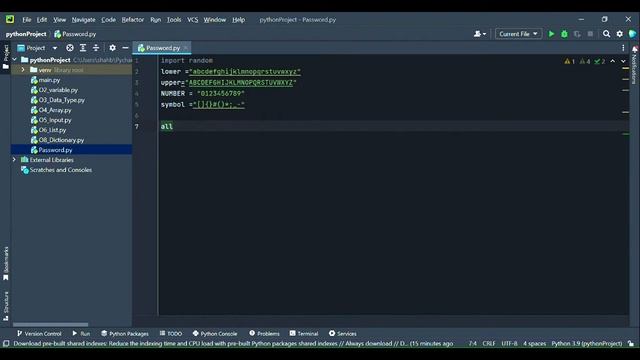 Creating Random Password Generator using Python l Duke Of Code смотреть онлайн