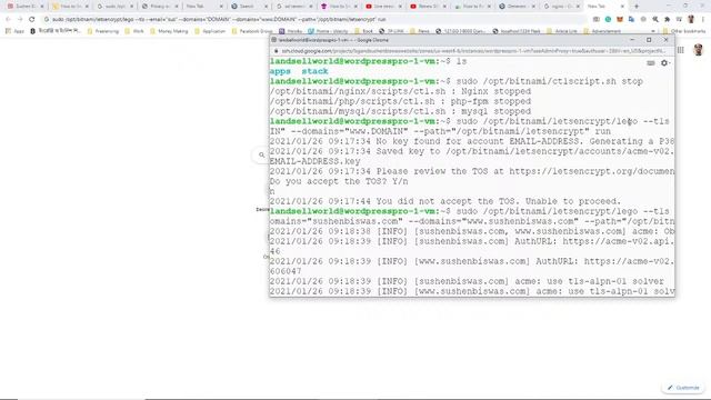 Nginx Wordpress Google Cloud SSL install and autorenew смотреть онлайн