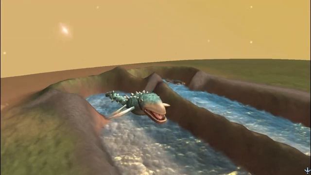 Jurassic World Dinosaur vs Real Life Dinosaur Race | SPORE смотреть онлайн