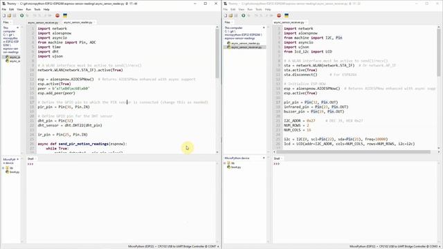 Sensor Data Sharing with ESP-NOW in MicroPython смотреть онлайн