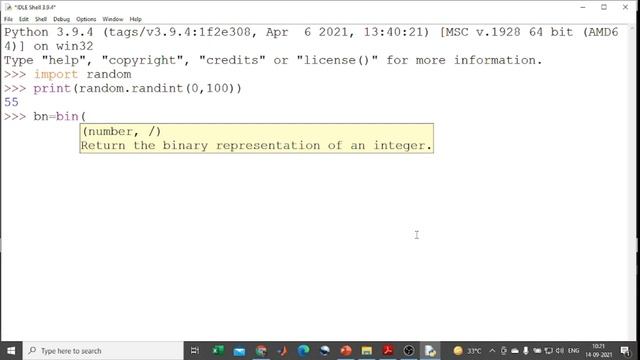 5. Random number generation, binary and decimal number conversions in python programming смотреть онлайн