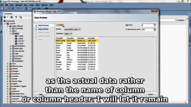 SQL tutorial 44 How to import data from Microsoft Excel to Oracle Database Computer tips and triks смотреть онлайн