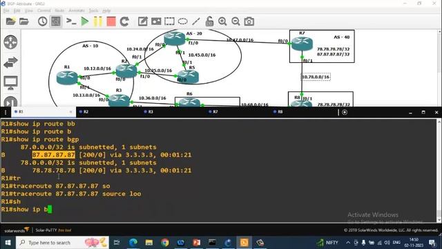 CCIE AUG Part 40 BGP Path attribute Lab смотреть онлайн