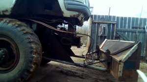 Гидроцилиндры из амортизаторов в работе