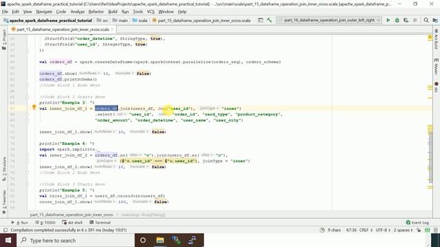 DataFrame: join | inner, cross | Spark DataFrame Practical | Scala API | Part 15 | DM | DataMaking смотреть онлайн