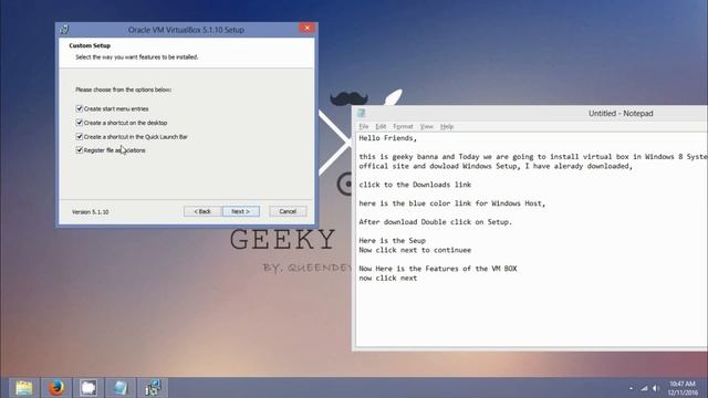 how to install virtualbox on windows 8 By | Geeky Banna смотреть онлайн
