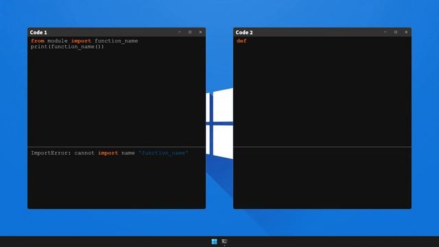 How to fix ImportError: cannot import name 'function_name' in Python смотреть онлайн