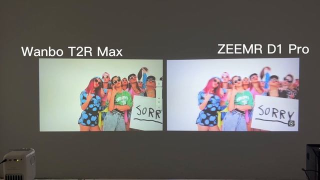 Wanbo T2R Max Projector VS ZEEMR D1 Pro Projector