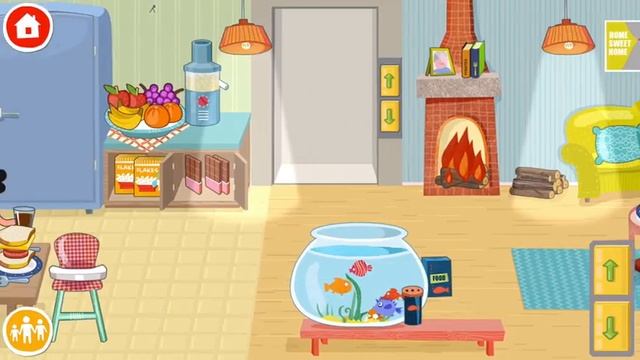 Играем в доме с большой семьёй Пэпи в игре для детей Pepi House от Pepi Play * IOS | Android