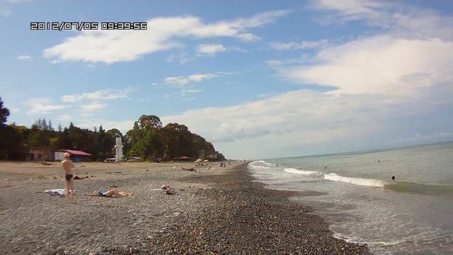 Абхазия. Агудзера. Пляж