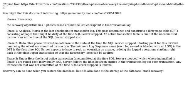 Databases: Instance Recovery in SQL Server? (2 Solutions!!) смотреть онлайн