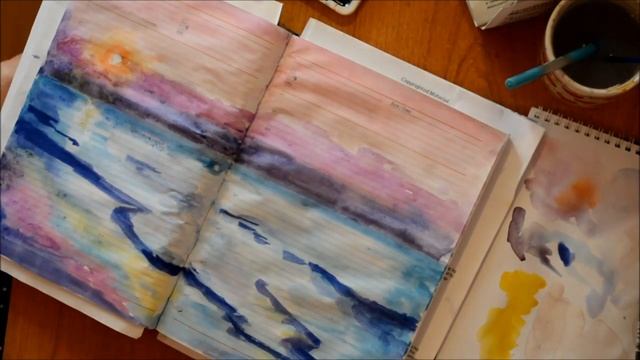 Рисунок акварелью смотреть онлайн