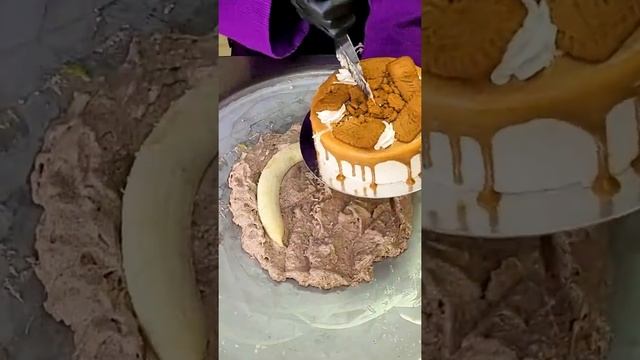 Ice cream challenge! Cake and fruits ice cream rolls смотреть онлайн