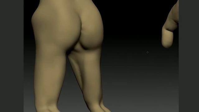 Мультяшный зомби Zbrush