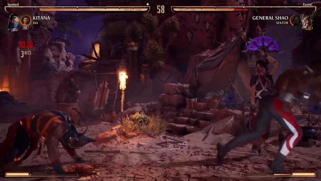 Insane combos with kitana! - Mortal Kombat 1 смотреть онлайн