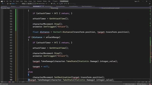 Action RPG in Unity Tutorial Episode 26 Command pattern and code polishing смотреть онлайн