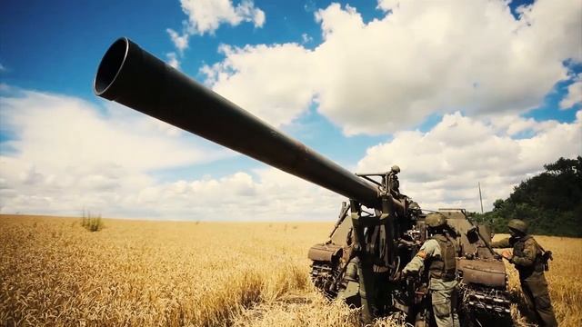 Боевая работа российских 240-мм самоходных минометов 2С4 «Тюльпан» в ходе СВО. смотреть онлайн