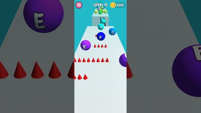 A to Z Ball Run 2048 - Going Balls 2048 Run red ball Fun Alphabet - Gameplay - Max Levels 1 to 20 смотреть онлайн