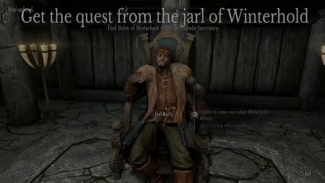 Keeping The Helm of Winterhold - Skyrim's Rare Items смотреть онлайн