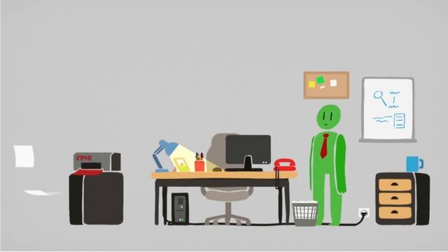 A game where the printer is murderous / George and the printer смотреть онлайн
