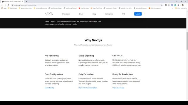 NextJs - React Framework - Introduction смотреть онлайн