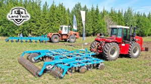 Плуг ПЛНУ-8-40, Дискатор БДП-6-4М, Чизель ПЧ-4,5 и сцепка борон СБГ-22-2 от компании АЛМАЗ. Обзор