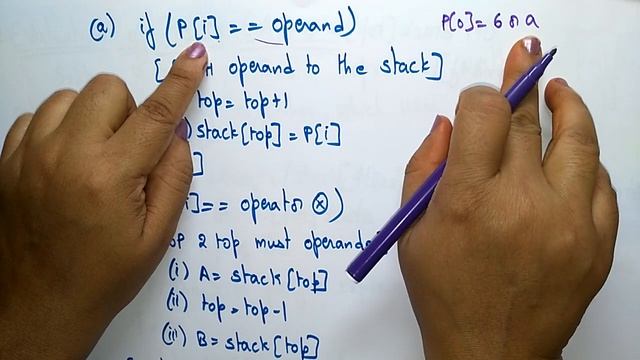 Evaluation of Postfix Expression | Algorithm | Data Structures | Lec-19 | Bhanu Priya смотреть онлайн
