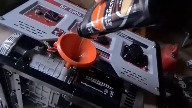 Отключили электричество на сутки, купил бензогенератор Ресанта БГ6500 Э, спасаю дом смотреть онлайн