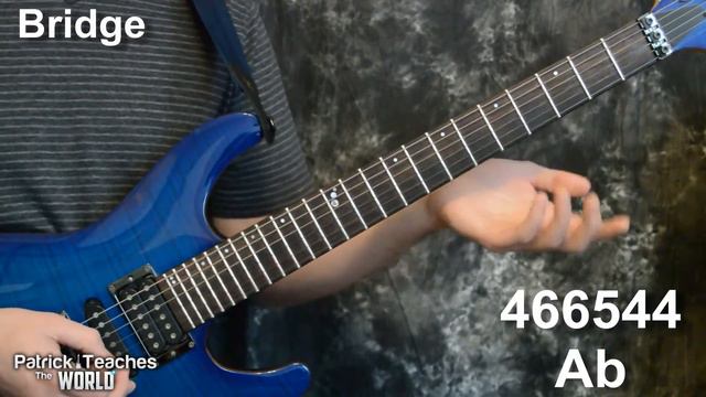 Turnover-Dizzy On The Comedown-Guitar Lesson-Tutorial-How to Play-Chords-Tabs смотреть онлайн
