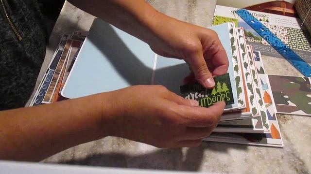 Scrapbooking mini album "The great outdoors" hunting & Fishing From Paper House смотреть онлайн