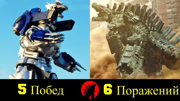 МехаГодзилла - Все Победы и Поражения Робота Годзиллы !