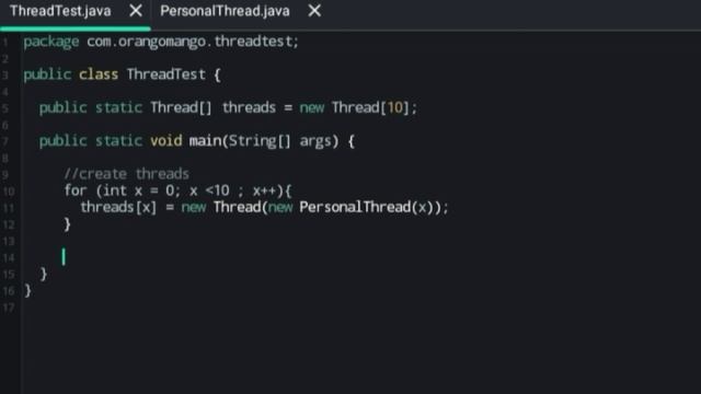 Initialize, start and end threads. Multithreading in Java. смотреть онлайн