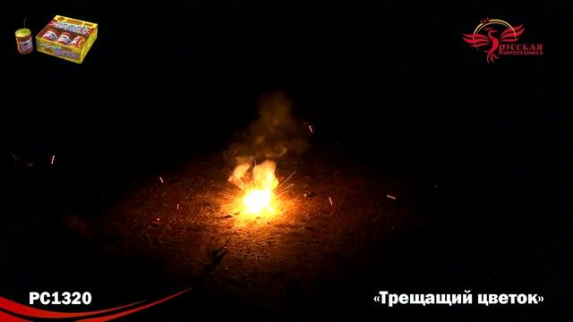 Наземный фейерверк РС1320 Трещащий цветок смотреть онлайн